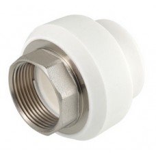 Муфта комб. внутр.р. PP-R под ключ Ø40х1" VALTEC Белый (5/90) Муфта комб. внутр.р. PP-R под ключ Ø40х1" VALTEC Белый (5/90)