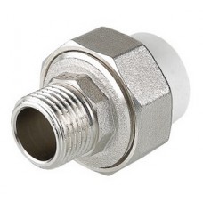 Муфта комб. разб. нар.р. PP-R Ø25х1" VALTEC Белый (10/100) Муфта комб. разб. нар.р. PP-R Ø25х1" VALTEC Белый (10/100)