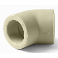 Уголок PP-R Ø40*45° PRO AQUA Серый (20/80) Уголок PP-R Ø40*45° PRO AQUA Серый (20/80)