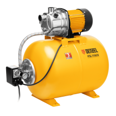 Насосная станция DENZEL PSL1100X, 1100 Вт, 3600 л/ч, ресивер 50 л, подъем 45 м, нержавейка Насосная станция DENZEL PSL1100X, 1100 Вт, 3600 л/ч, ресивер 50 л, подъем 45 м, нержавейка