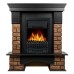 Портал Firelight Forte Wood Classic камень темный, шпон венге