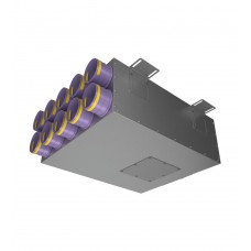 Коллектор PROVENT металлический на 10 выходов KV 160/75x10 Коллектор PROVENT металлический на 10 выходов KV 160/75x10