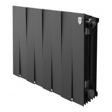 Радиатор биметаллический Royal Thermo PianoForte 300 Чёрный - 8 секц. Радиатор биметаллический Royal Thermo PianoForte 300 Чёрный - 8 секц.