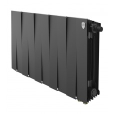 Радиатор биметаллический Royal Thermo PianoForte 300 Чёрный VR80 - 10 секц. Радиатор биметаллический Royal Thermo PianoForte 300 Чёрный VR80 - 10 секц.