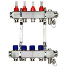 Комплект коллекторов РИДАН SSM-12RF set с расход.,кроншт.,руч.воздух.,слив.кран. и торц.заглуш.