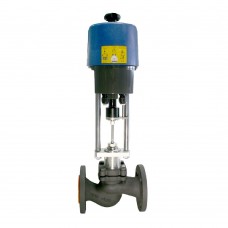 Клапан двухходовой ADL DN65 PN16 ф/ф dP13bar, Tmax 250C с приводом, КМ225Ф -065-63,0/СМП2,7А-24В Клапан двухходовой ADL DN65 PN16 ф/ф dP13bar, Tmax 250C с приводом, КМ225Ф -065-63,0/СМП2,7А-24В