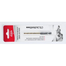Elitech Сверло 3.3х65 HSS-G+TiN HEX1/4' 1820.107000 Elitech Сверло 3.3х65 HSS-G+TiN HEX1/4' 1820.107000